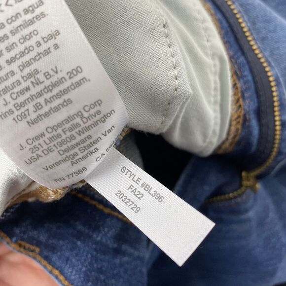 NWT Point Sur Jeans Womens‎ 31 Blue J Crew Vista Straight Jean Catalina Selvedge - Picture 14 of 16